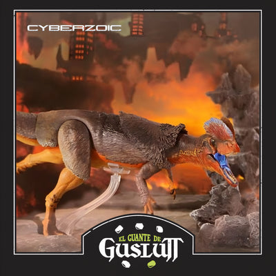 Figura Cyberzoic Dilophosaurus Wetherilli Escala 1/18