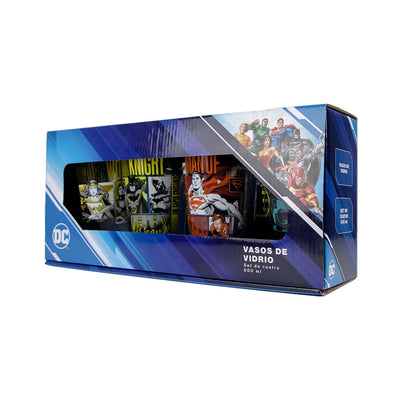 Set de Vasos DC Comics Justice League Edición Especial