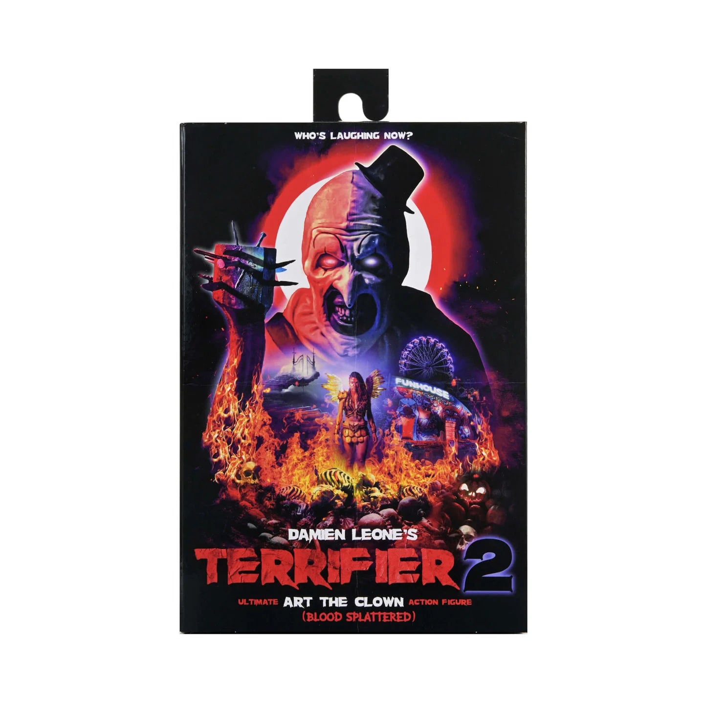 Figura NECA Terrifier ll Art The Clown (Blood Splattered) Versión Ultimate