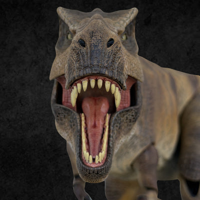 Figura Tyrannosaurus Rex Empress of Jurassic Premium Series Escala 1/18