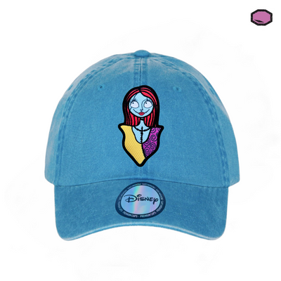 Gorra The Nightmare Before Christmas Sally Turquesa Tipo Deslavada