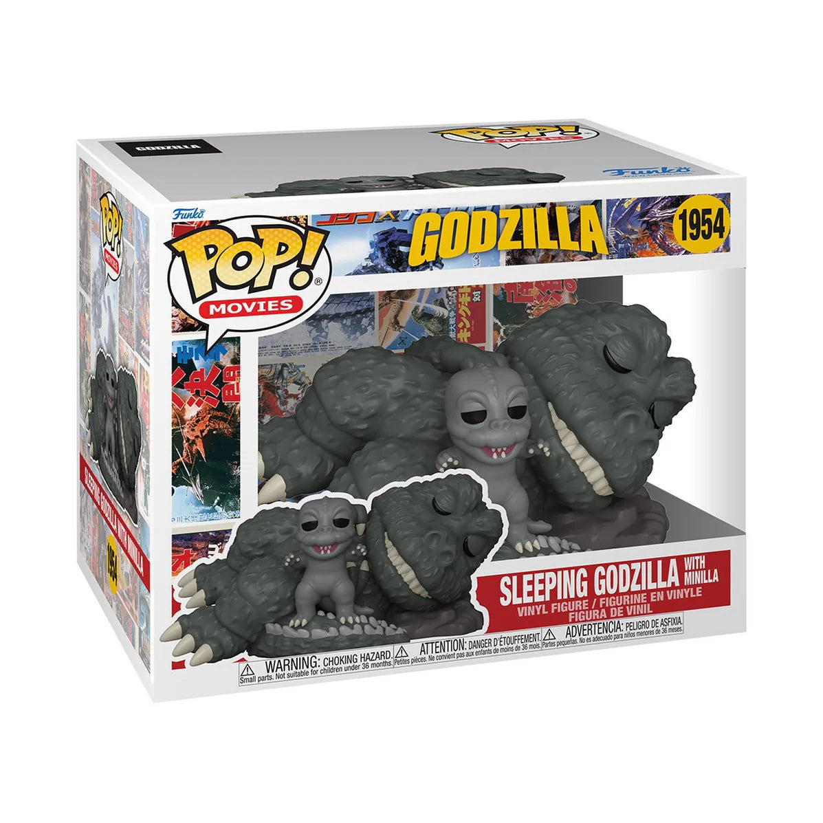 Figura Funko Pop Godzilla Sleeping Godzilla & Minilla (1967)