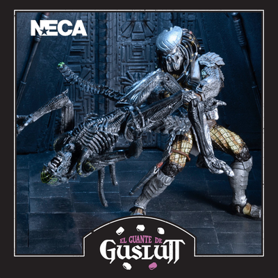 Set de Figuras NECA Alien vs Predator Grid vs Celtic: Rivarly Reborn Edición Exclusiva