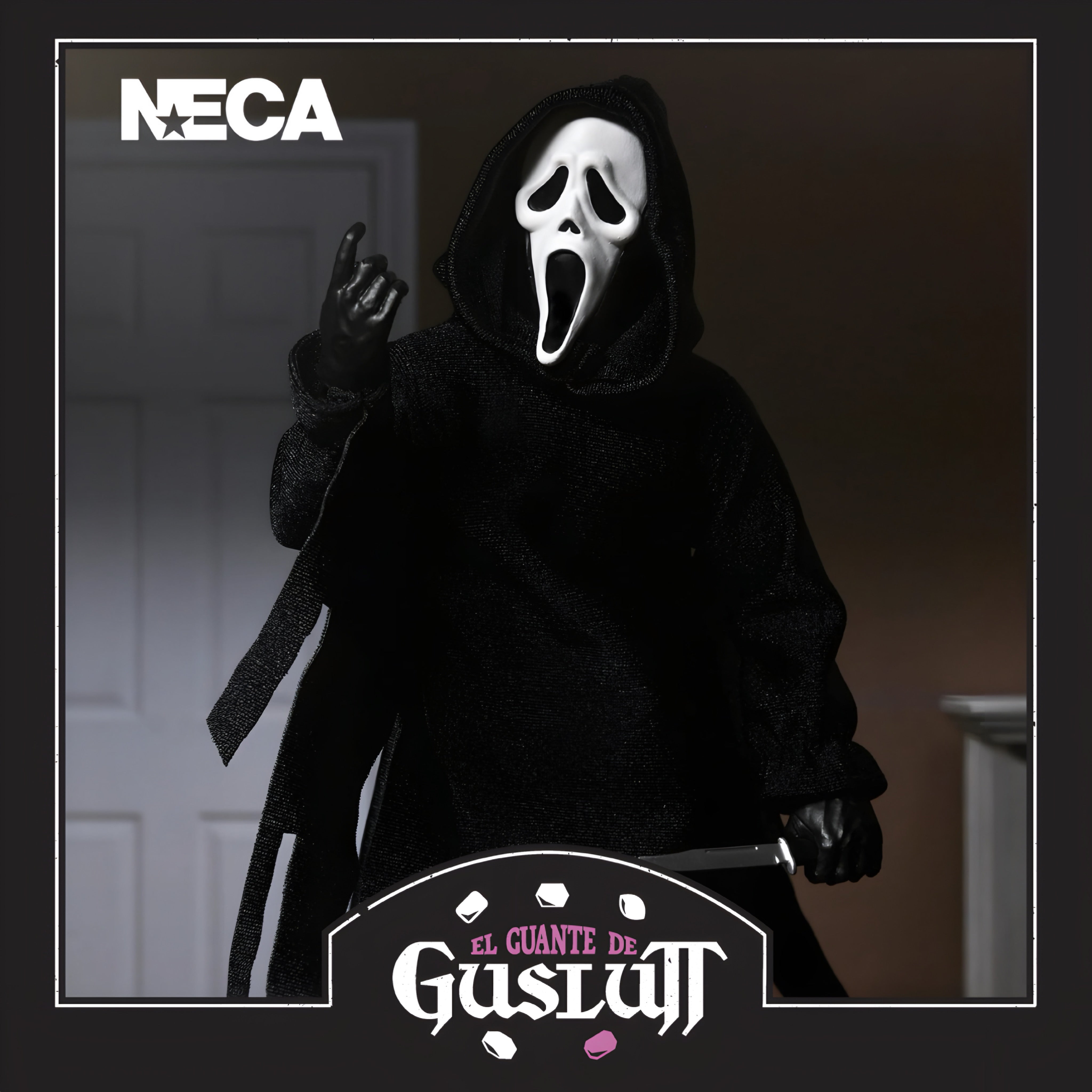 Figura NECA Ghostface The Icon of Halloween Edición Clothed