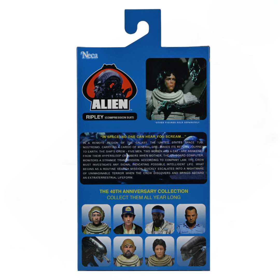 Figura NECA Alien Ellen Ripley (Compression Suit) Versión 40 Aniversario