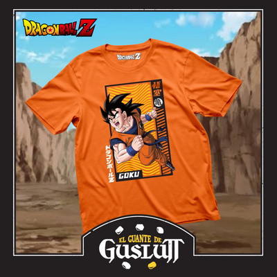 Playera Dragon Ball Z Son Goku Naranja