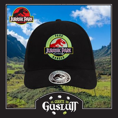 Gorra Jurassic Park Logo Park Ranger Negra