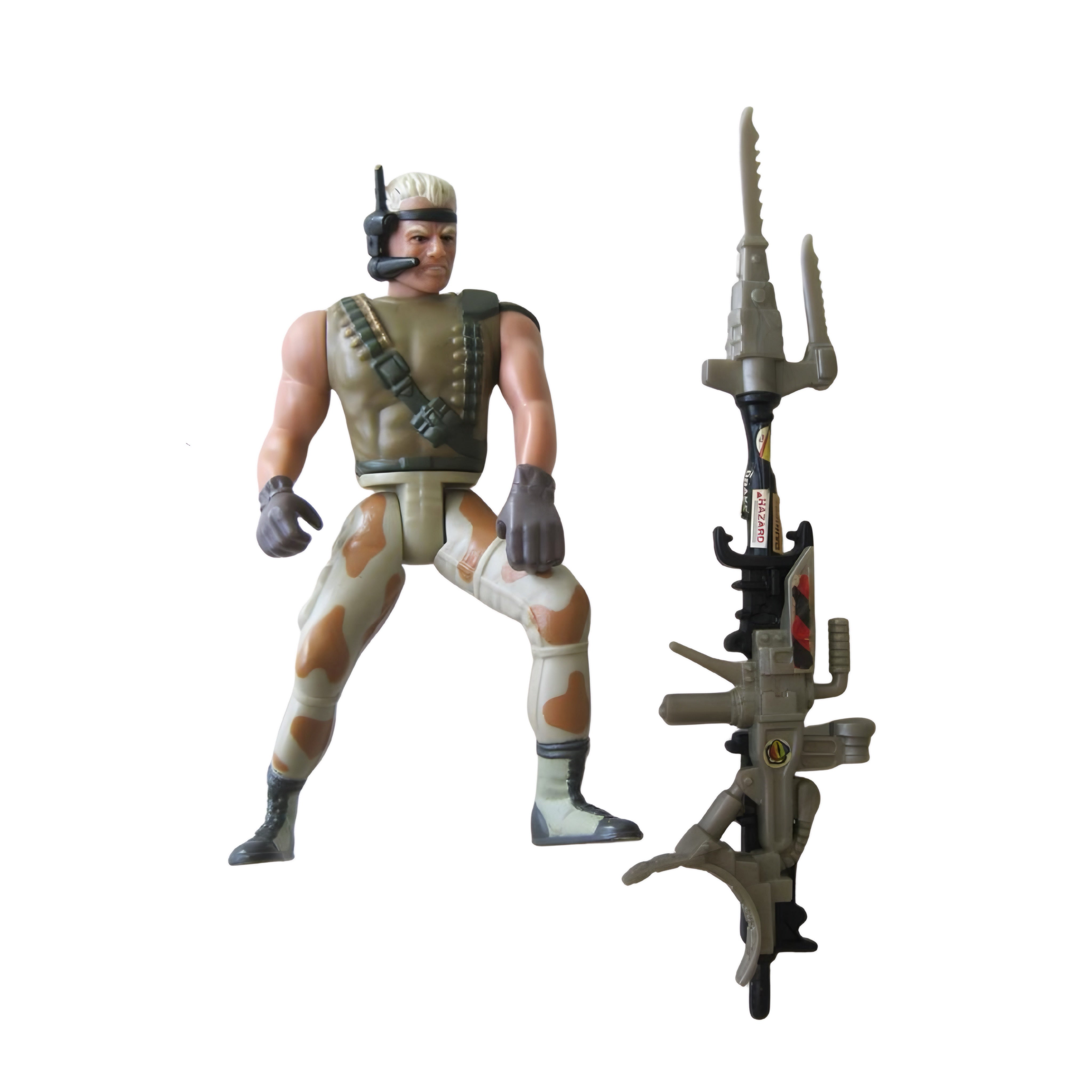 Figura Retro Kenner Aliens Space Marine Drake con acción de ataque