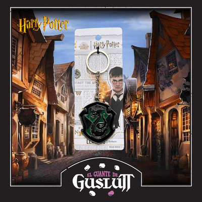 Llavero Harry Potter Emblema Slytherin Metálico