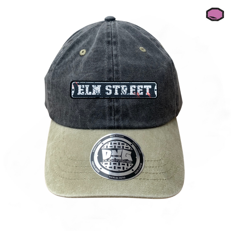 Gorra A Nightmare on Elm Street Gris-Beige Vintage