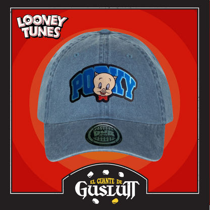 Gorra Looney Tunes “Porky Pig” Azul Vintage