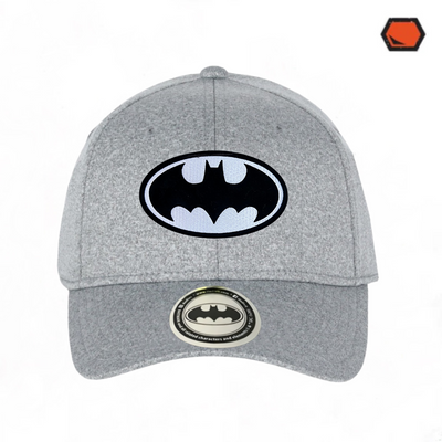 Gorra DC Comics Batman Black & White Logo Gris Jaspe