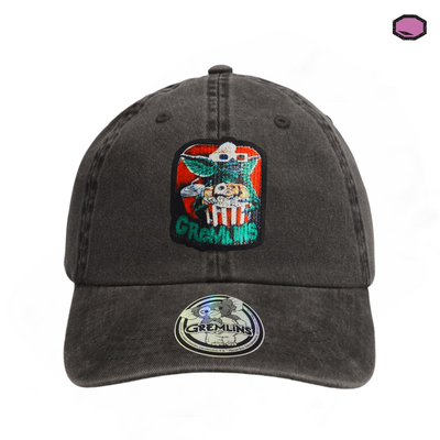 Gorra Gremlins Gizmo & Stripe Gris Tipo Deslavada