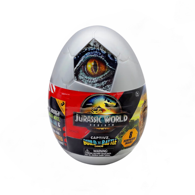 Kit Jurassic World Rebirth Captivz Build N Battle Dinos (8 Sorpresas al azar)