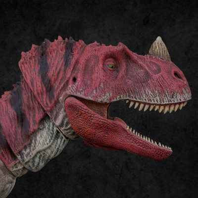 Figura Ceratosaurus Red Reaper Premium Series Escala 1/18