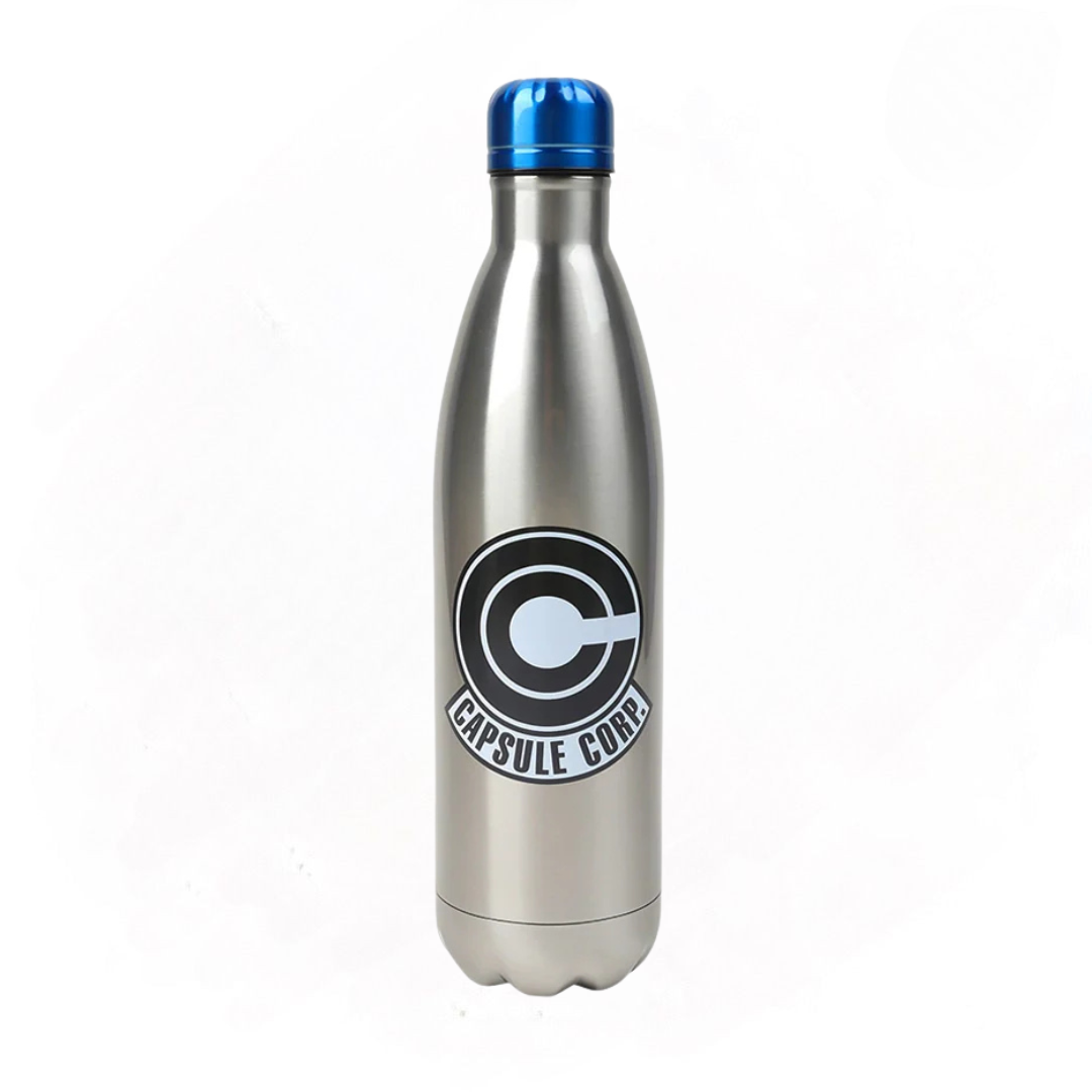 Botella Metálica Dragon Ball Capsule Corp Logo Edición Limitada