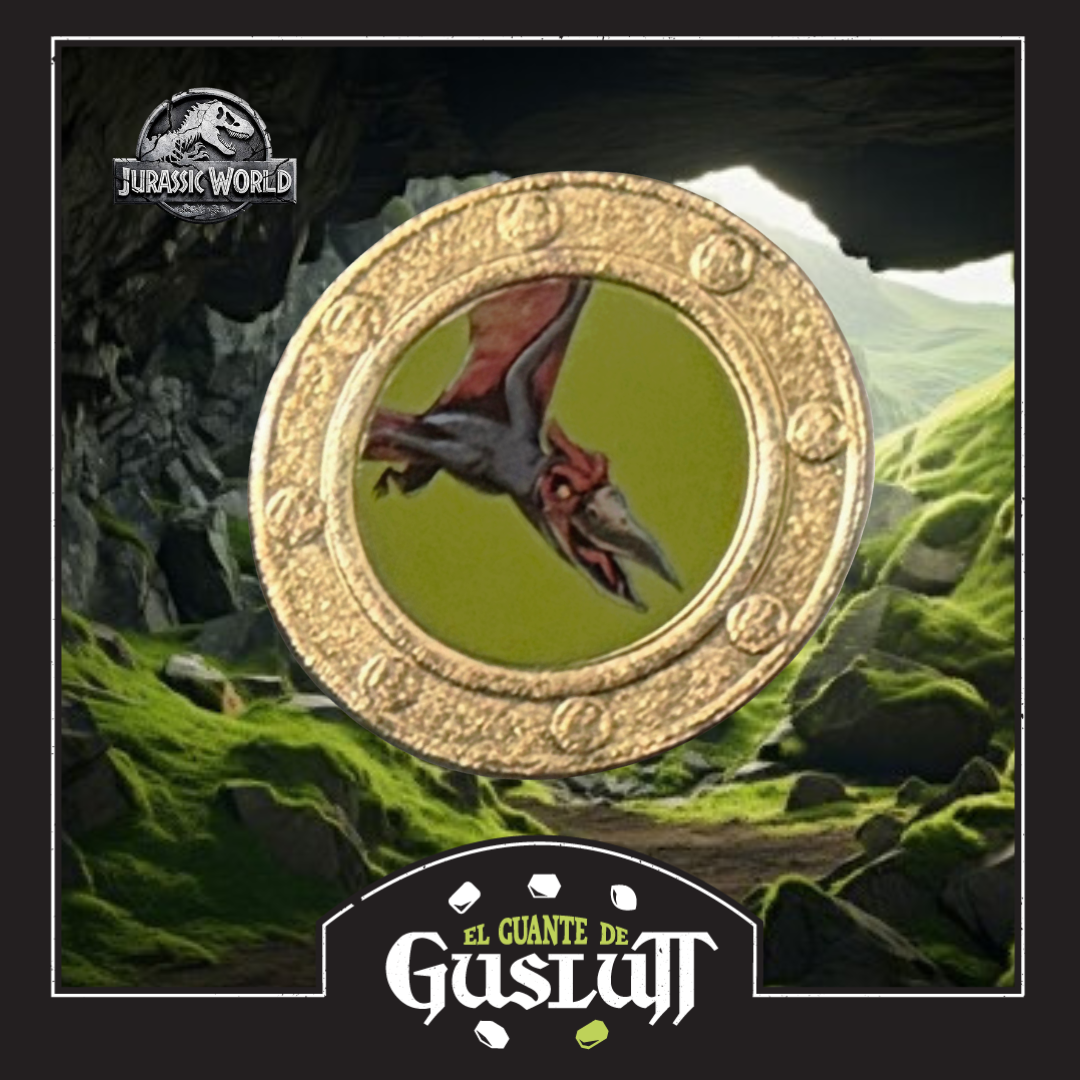 Moneda Conmemorativa Jurassic World Versión Pteranodon Edición Limitada