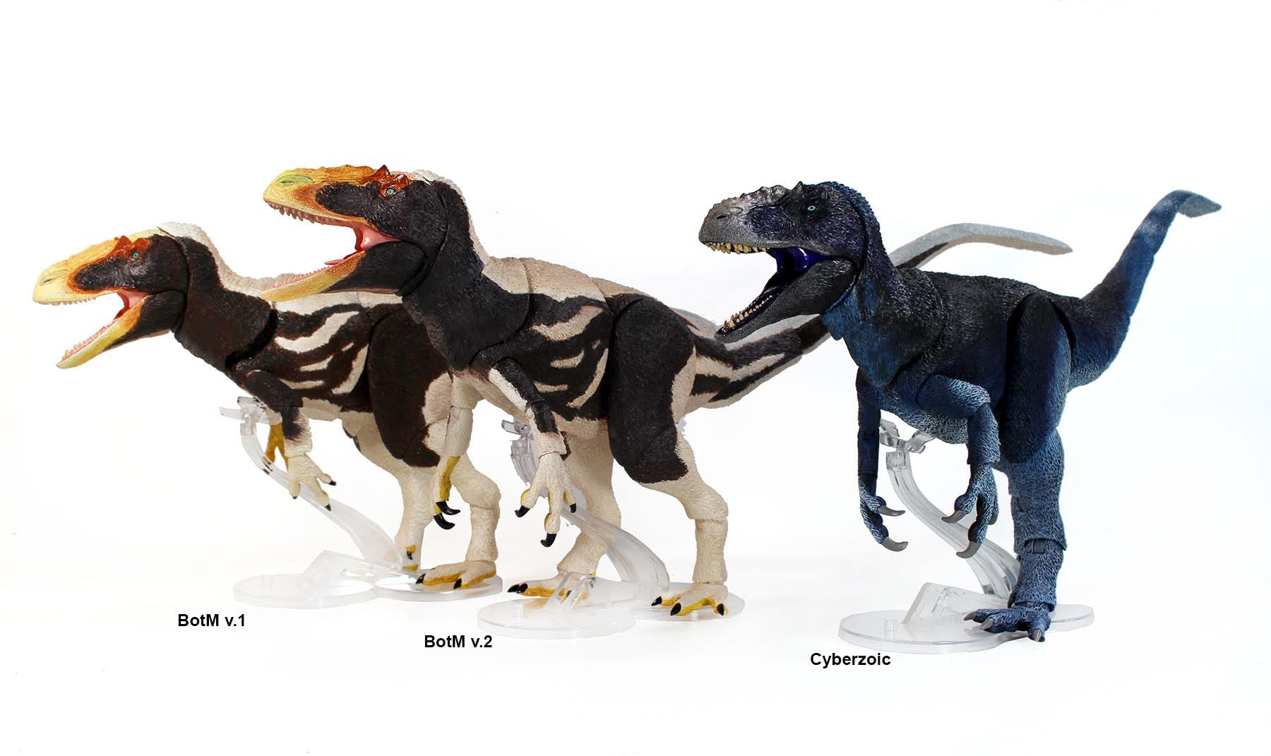 Figura Cyberzoic Yutyrannus Huali Edición Azul Escala 1/18