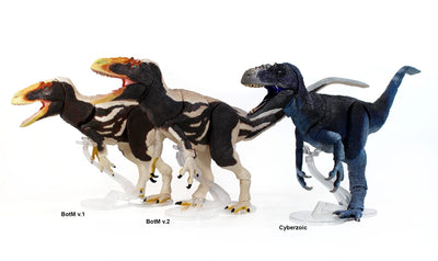 Figura Cyberzoic Yutyrannus Huali Edición Azul Escala 1/18