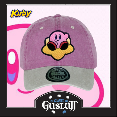 Gorra Kirby All Star Uva/Beige Tipo Deslavada