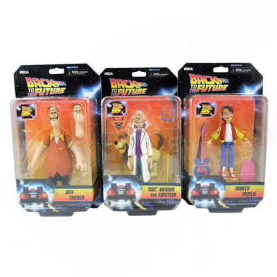Set de Figuras NECA Back to the Future Edición Toony