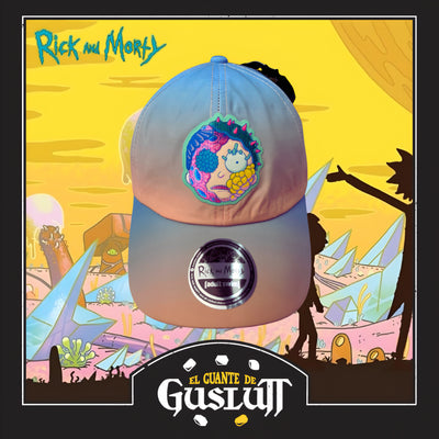 Gorra Rick and Morty Biopunk Morty Azul Celeste-/Coral