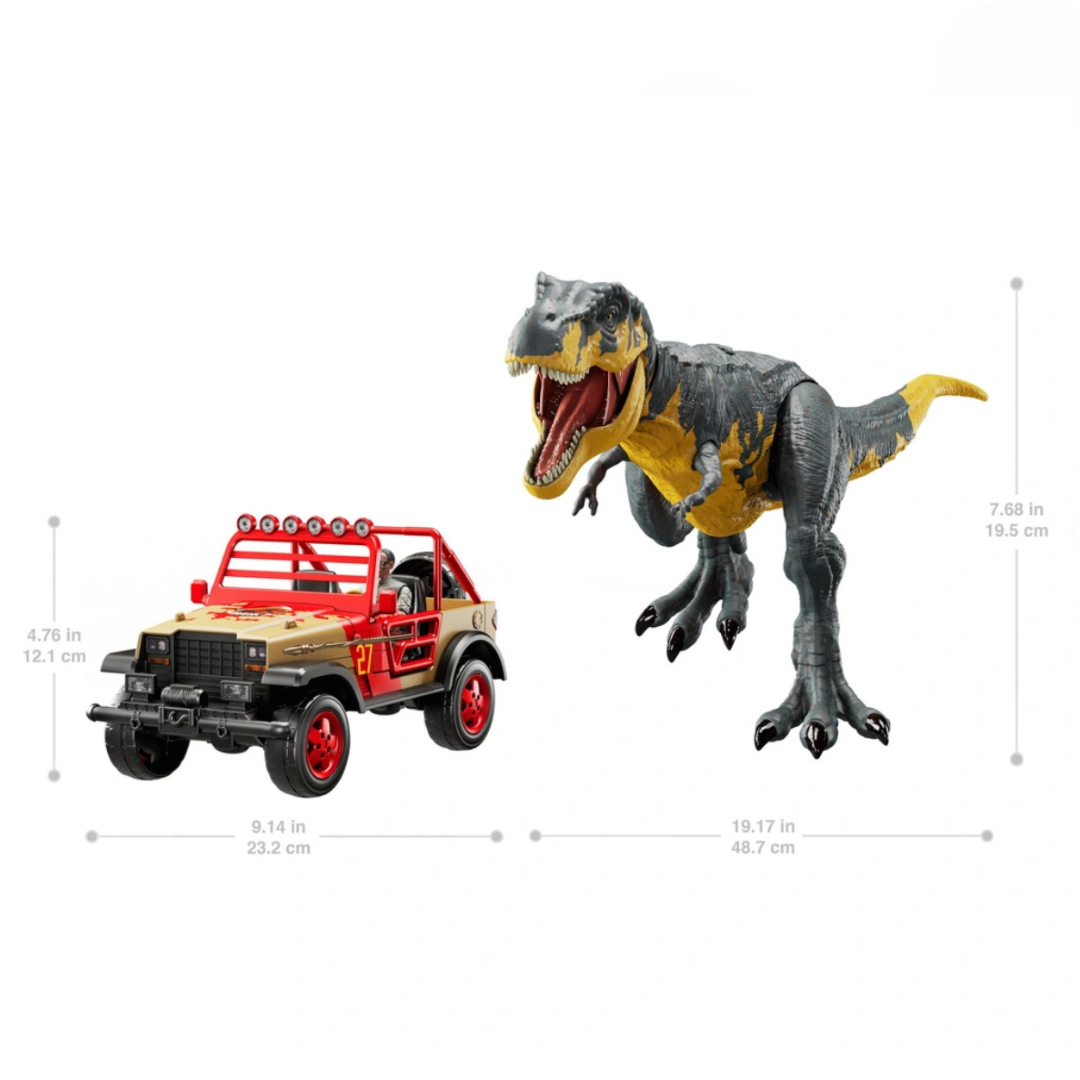 Set de Figuras Jurassic World Clásicos 1993 Set de Captura Tyrannosaurus Rex Exclusivo