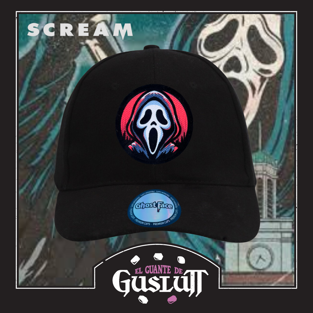 Gorra Scream Chibi Ghostface Negra