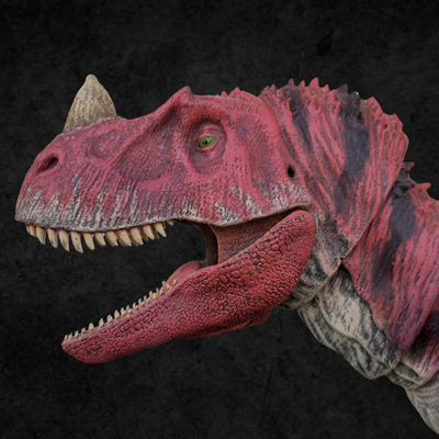 Figura Ceratosaurus Red Reaper Premium Series Escala 1/18