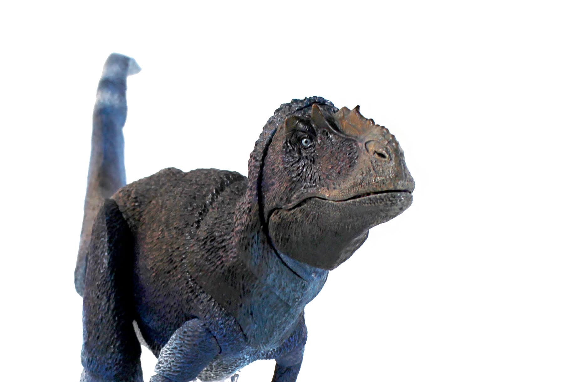 Figura Cyberzoic Yutyrannus Huali Edición Azul Escala 1/18