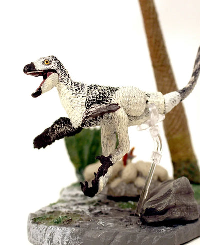 Figura Beasts of the Mesozoic Mountains Environment with Troodon Escala 1/18