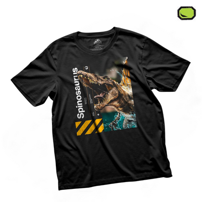 Playera Jurassic World Rebirth Spinosaurus Negra