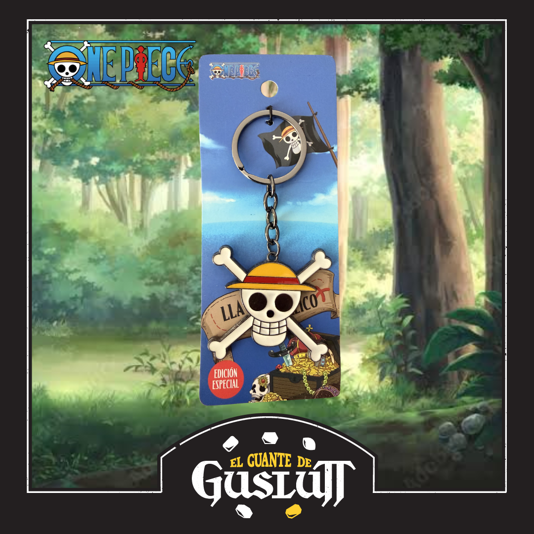 Llavero One Piece Monkey D. Luffy Metálico Edición Limitada