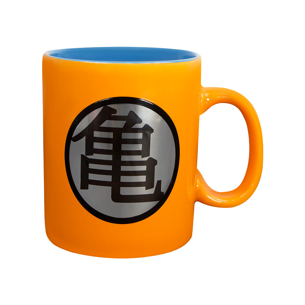 Taza Jumbo Dragon Ball Z Edición Especial “Kame Kanji” acabado metalizado