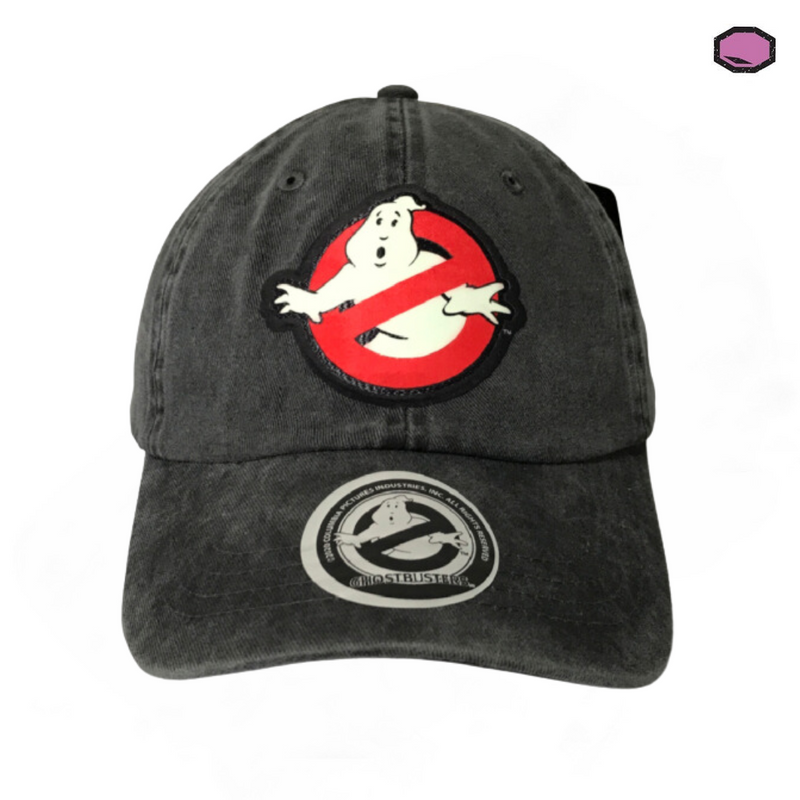 Gorra Ghostbusters Logo Glow in the Dark Gris Vintage