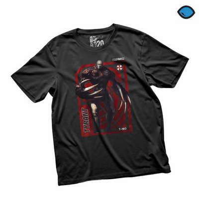 Playera Resident Evil 2 Mr X Tyrant Reborn Negra