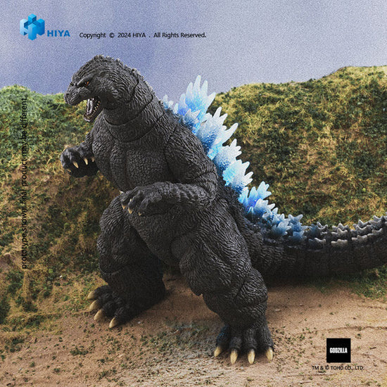 Figura Hiya Toys Godzilla vs King Ghidorah Heat Ray Godzilla Hokkaido Versión 1991 Escala 1/10