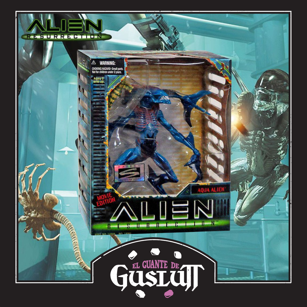 Figura Retro Alien Resurrection Aqua Alien Edición Cinematográfica