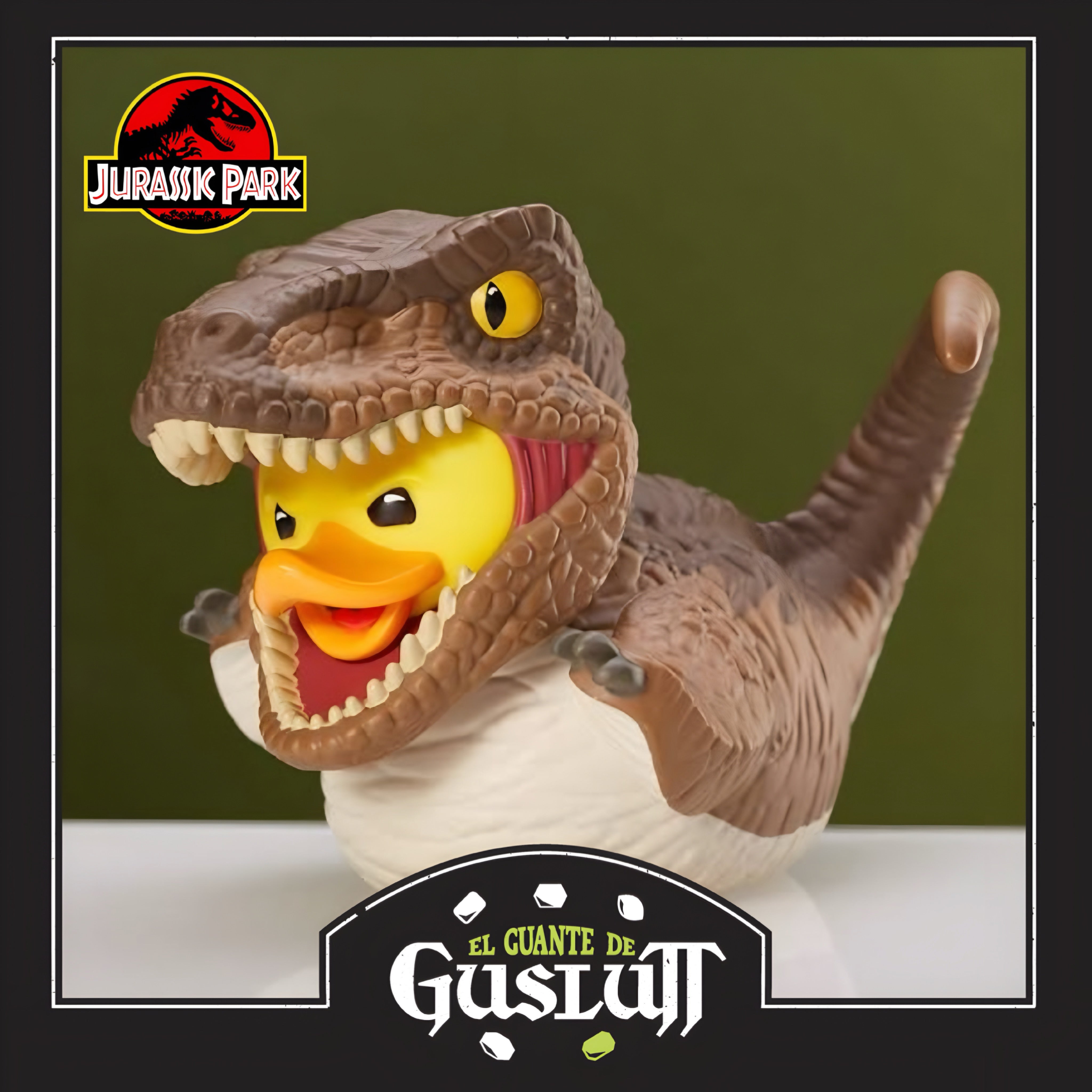 Figura Jurassic Park Tubbz Pato Velociraptor