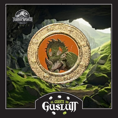 Moneda Conmemorativa Jurassic World Versión Sinoceratops Edición Limitada