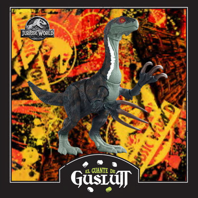 Figura Jurassic World Dominion Therizinosaurus con Acción de Batalla y Sonido