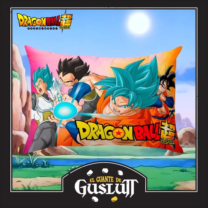Almohada Reversible Dragon Ball Super Goku & Vegeta