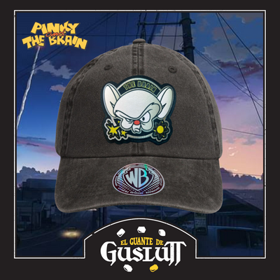 Gorra Animaniacs Pinky y Cerebro Gris Vintage