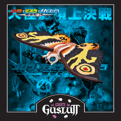 Figura de Vinilo Suave Bandai Namco Godzilla Movie Monster Series Mothra (1999) Escala 1:10