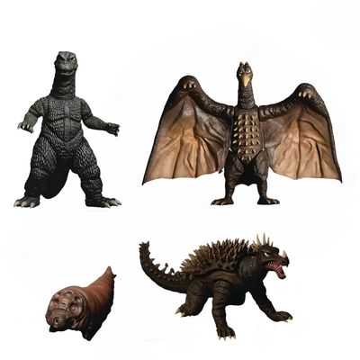 Set de Figuras Mezco Toyz Godzilla Destroy All Monsters Round 1