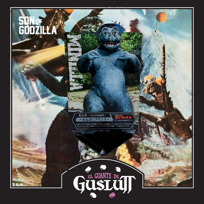 Tarjeta Acrílica con base Minilla (1967) Ichiban Kuji F Prize — Edición Japonesa