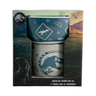 Jurassic World Set de Bowl y Taza