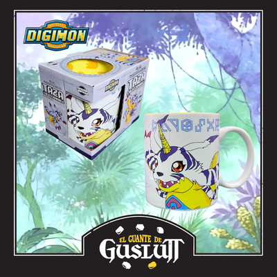 Taza Digimon Edición Especial Gabumon