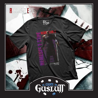 Playera Resident Evil 3 Nemesis T-Type Negra
