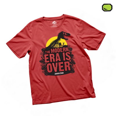 Playera Jurassic Park Modern Era Roja